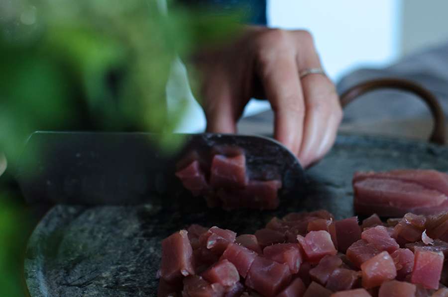 tartar de atum com avocado